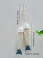 Rustic Wooden Fish Wall Decor - Nautical Rope Hanging Ornament for Home